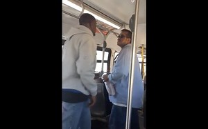 When Talking Sh*t Goes Wrong: Dude Running His Mouth On The Bus Gets Knocked Out!