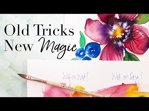 Watercolor Techniques for Beginners - Wet on Wet vs Wet on Dry