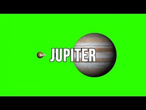 Solar System Planets #2 / Green Screen - Chroma Key
