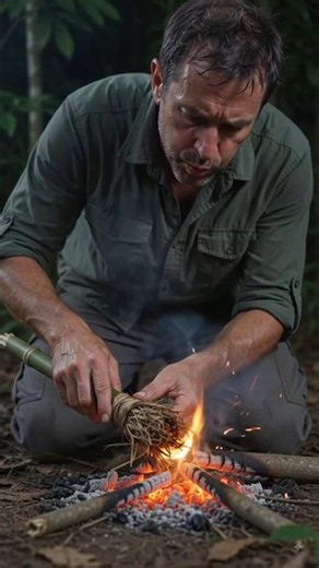 Primitive Torch Making 🔥🌴