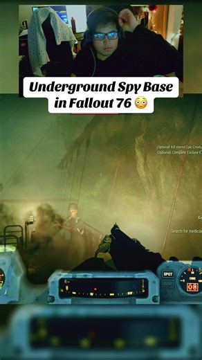 Discovering a hidden Spy base in Falllout 76 😳🎮‼️☢️ #fypシ゚viral #fallout76 #fallout #fypシ #fallout4
