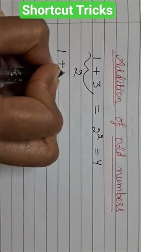 Math Tricks # Odd Numbers