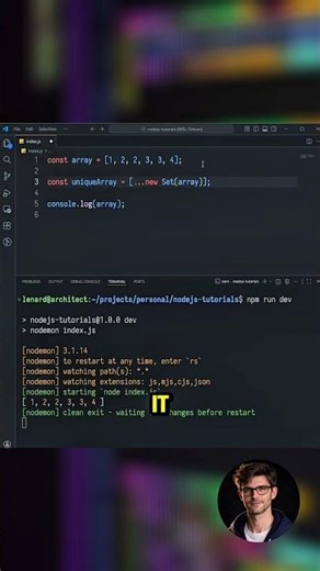 Remove Duplicates in JavaScript (1 Line Trick)