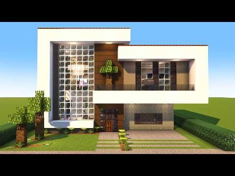 Minecraft: Como construir uma casa moderna | MANYACRAFT