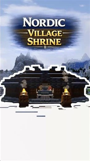 Minecraft Nordic Village Shrine! #minecraft #minecrafttutorial