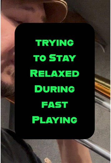 I’m always trying to stay relaxed while playing but it’s especially important during fast passages. You can also hear me scatting a little bit at the beginning. I think that having the music going in my head and also vocalizing it makes it much easier to then continue playing it on the horn. Whenever I pick up the horn and just start playing I tend to have a harder time getting going vs starting the process in my head first. Enjoy. . . . #jazz #trombone #fastplaying #bebop #improvisation #scales
