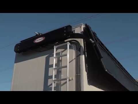 TYCROP Trailers - SmoothFlow Flip-Top Tarp Operation