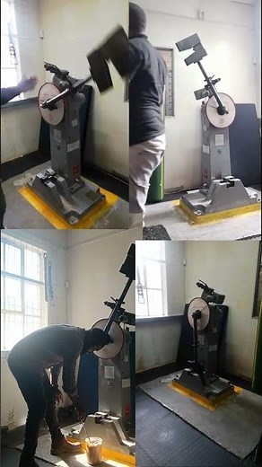CHARPY IMPACT TEST AND SAMPLE PREPARATION IN MECHANICAL TESTING LABORATORY (MOUTON PENDULE CHARPY)