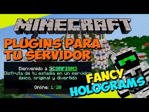 PLUGINS para tu SERVIDOR de Minecraft - FANCYHOLOGRAMS (HOLOGRAMAS Avanzados!)