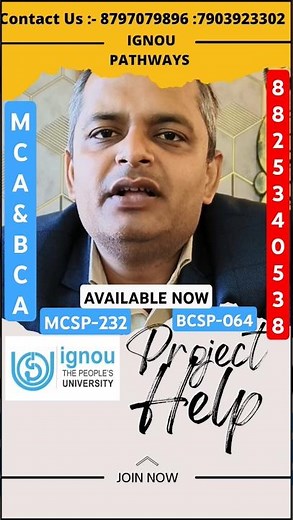 🚀 MCA & BCA Project Report Guide | Brief by Ajit Sir | IGNOU PATHWAYS 🎓