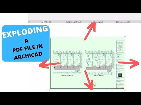 Exploding Pdf file in ArchiCad23