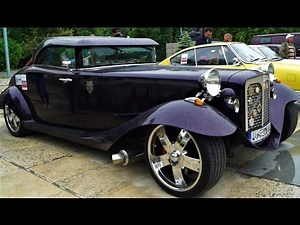1938 Studebaker Hot Rod - Start Up, Loud Revs, Acceleration