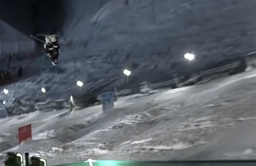 WATCH: Mogul Skier Sends HUGE Double Backflip Far Beyond Landing Zone