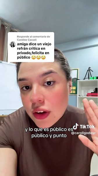 Respuesta a @Caroline Casseli