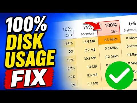 How to Fix 100% Disk Usage on Windows 11/10 (2026) | Disk Usage Stuck at 100% Fix
