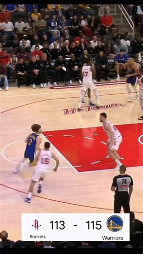Warriors 115-113 Rockets Golden State Warriors vs Houston Rockets
