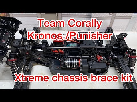 Team Corally Xtreme Chassis brace c-00180-910 installation Kronos punisher dementor jambo