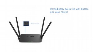 How to configure the wifi extender via WPS button