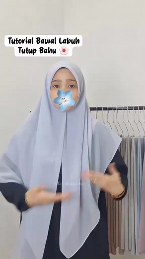 157K views · 1.5K reactions | Tutorial bawal style labuh tutup Bahu  #tutorialbawal #tutorialbawallabuh #tutorialbawalsimple #hijabstylelabuh Bawal plain chiffon voile by Nayraa Nak order sini ya.. https://s.shopee.com.my/2qMS10T2nY | My TudunG. | Facebook