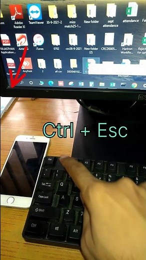 ctrl + esc keys is used for ???