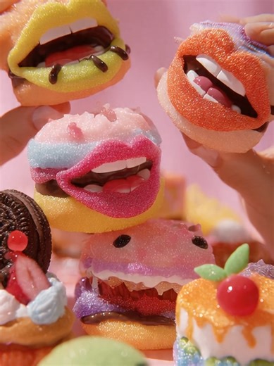 animate animate animate animate animate animate animate animate animate animate animate Ultra-realistic ASMR emoji food mukbang video, close-up cinematic shot of hands and mouth eating colorful emoji-inspired foods 🍓🍇🍍🍑🥭🍫, hyper-detailed textures, glossy fruits, soft chocolate shine, satisfying bites and crunches, smooth creamy fillings, fast-paced sped-up mukbang style, vibrant bright colors, clean studio background, shallow depth of field, macro food photography look, realistic lighting,