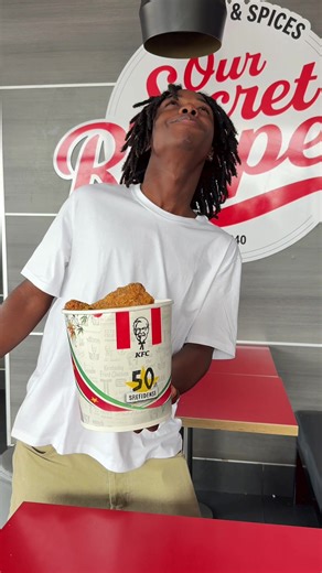 Vibes voor het heel weekend!🤩 #KFCSuriname #KFCNafUnu #KFCBucket