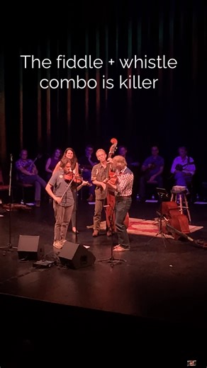 Our whistler is back, and this time with some of the most amazing fiddle we’ve ever heard! Grant Flick on the fiddle, Emily Eagen whistling, Ira Gitlin on bass and Tyler Grant on guitar. #whistling #fiddle #bluegrass #music #fyp | Augusta Heritage Center