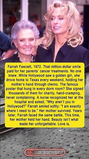 Farrah Fawcett’s Million-Dollar Smile Hid a Daughter’s Quiet Love