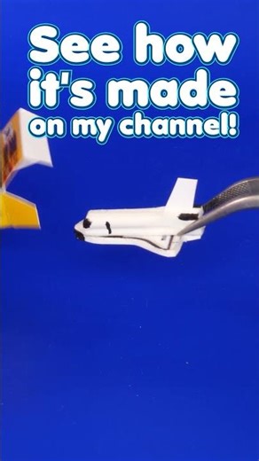 ⚡ WORLD'S TINIEST LEGO SHUTTLE! ⚡ DIY Miniature for Dolls in 15 Min!