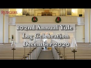 The 102nd Yule Log Ceremony | Presented by the Douglass Student Traditional Events Committee