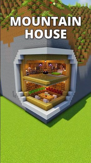 Minecraft Mountain Base Tutorial ⛰️ | Easy Survival Mountain House