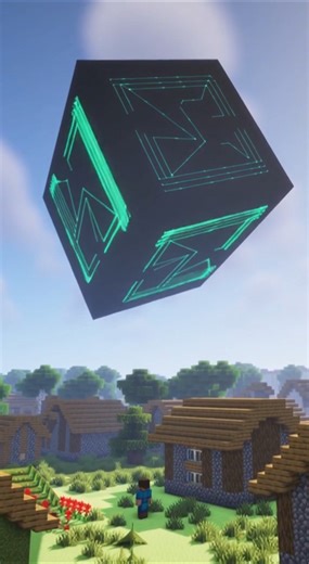 🤯“Minecraft Village Under Alien Control?! 👀|| #minecraft shorts #minecraft alien Animation