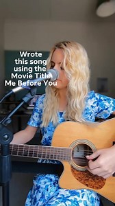 Bietjie iets anders probeer en hierdie liedjie geskryf met die titel en tema van n fliek! 😃💙 #mebeforeyou #newsong #challengeyourself | ANJA