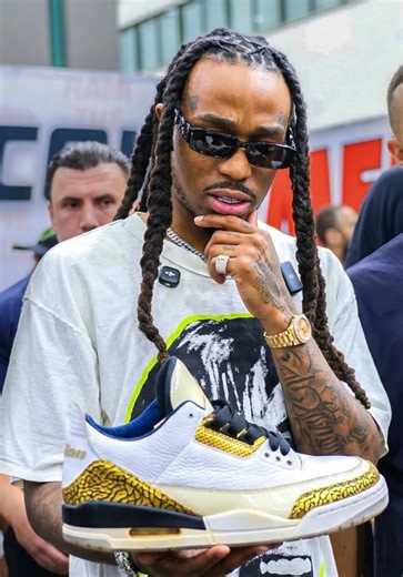 Who’s the GOAT rapper sneaker collector? 🤔 Watch the full Quavo video on our channel now @QuavoHuncho #quavo #fatjoe #perfectpair #sneakerhead #fyp