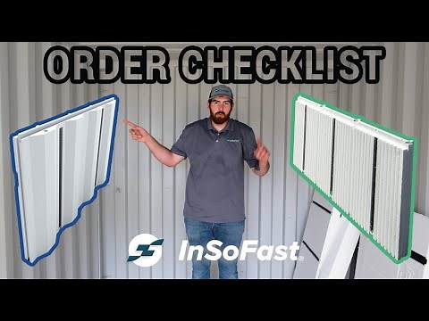 What panels to order when Insulating your Container Home with InSoFast