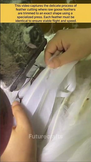 Precision Cutting How Your Badminton Birdie is Made