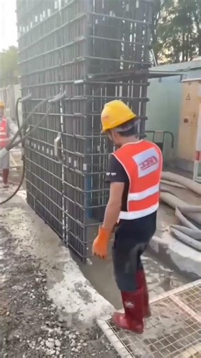 Rebar laying for deep foundations: Build stronger. #rabin1965