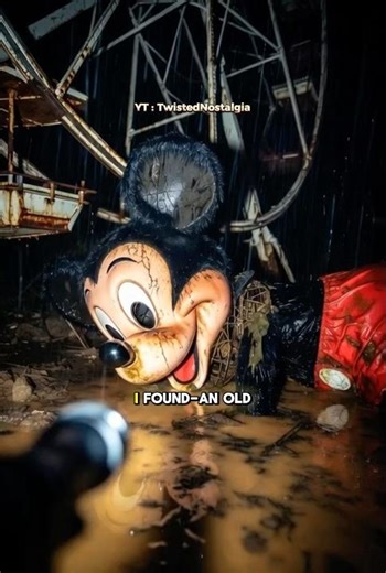 I Found "REAL LIFE" Mickey Mouse in an Abandoned Park... (It's Not a Costume) 🐀💀