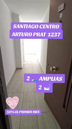 Arriendo en Santiago Centro: Oportunidad Única 2D 2B