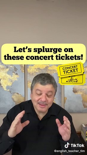 What does it mean to “splurge”? #english #tiktokenglish #learnenglish #pronunciation #Englishlearning #englishteacher #esl #tiktokteachers