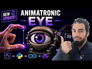 Build a Gesture-Controlled Animatronic Eye 🔥 with Arduino, Python & MediaPipe