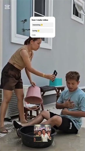 Hilarious Water Tub Prank 😂 | Unexpected Reaction | Funny Short Video