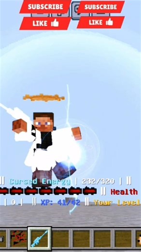 Imaginary Technique Scope Him Like JFK🔥|| Jujutsu Awakening Addon #minecraft #shorts #jujutsukaisen