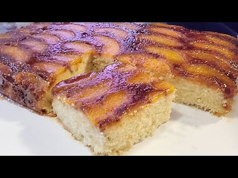 How to make Peach Upside down cake
