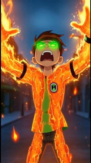 Ben 10 vs Poop Alien 😱💩 | Funny Action Short #4k #shorts #aivideo #memes