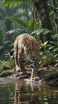 The Silent King of the Amazon! 🐆 Jaguar's Perfect Hunt Begins