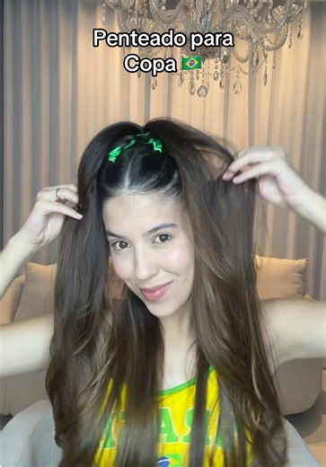 Penteado fácil para copa ❤️🇧🇷 #penteado #penteados | Hair Styles
