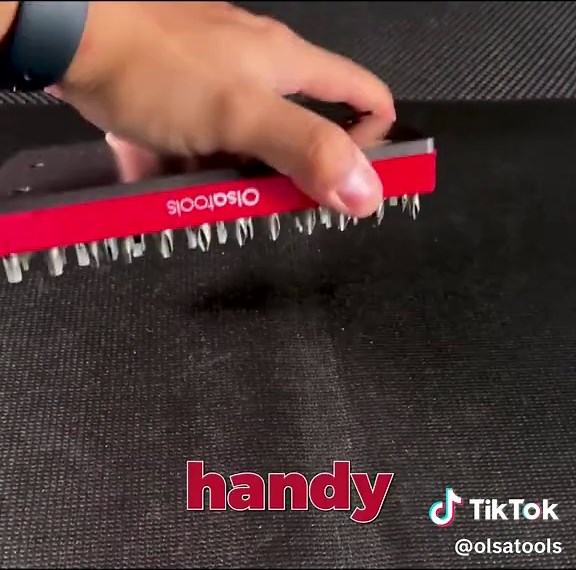 Got Lots of Bits? You'll LOVE This 120-Slot Capacity Hex Bit Organizer! #olsatools #foryoupage #mechanicproblems #mechanictools #mechanicsoftiktok