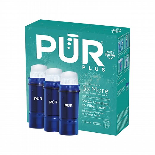 PUR PLUS Replacement Water Filters with Lead Reduction, 3 Pack, PPF951K3