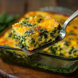Baked Spinach and Cheese Egg Casserole – Downloadable Breakfast Recipe - Etsy